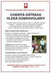 Plakát - Hledáme dobrovolníky - Charita Ostrava